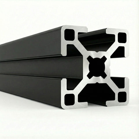 Systemprofil 30x30 Nut 8 schwarz