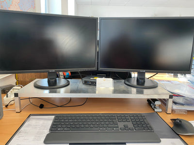 DIY-Projekt: Monitorerhöhung für das ergonomische Homeoffice