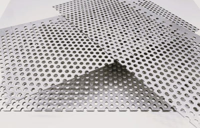 Perforated sheets made of aluminum - made to measure, of course!