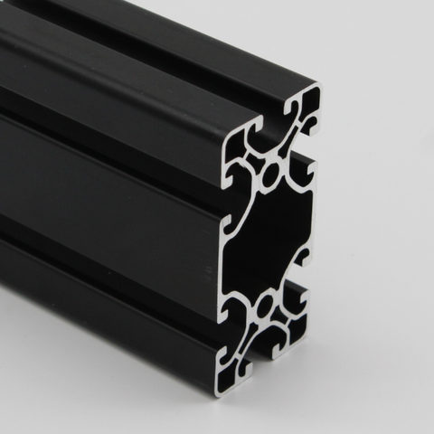 Systemprofil 80x40 Nut 8 Eco in schwarz