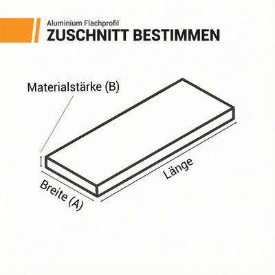Aluminium Profile Flach