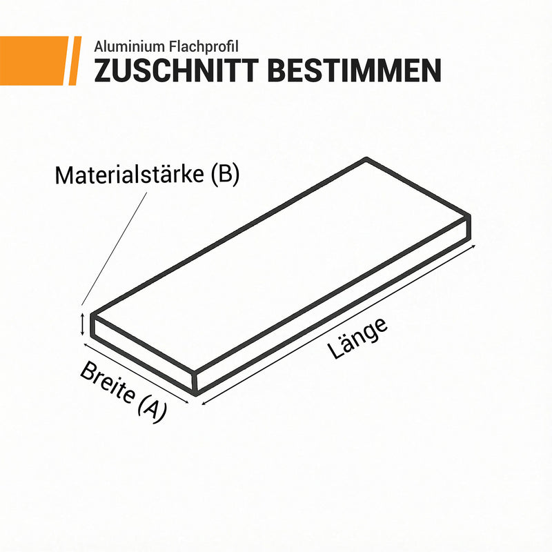 Aluminium Profile Flach