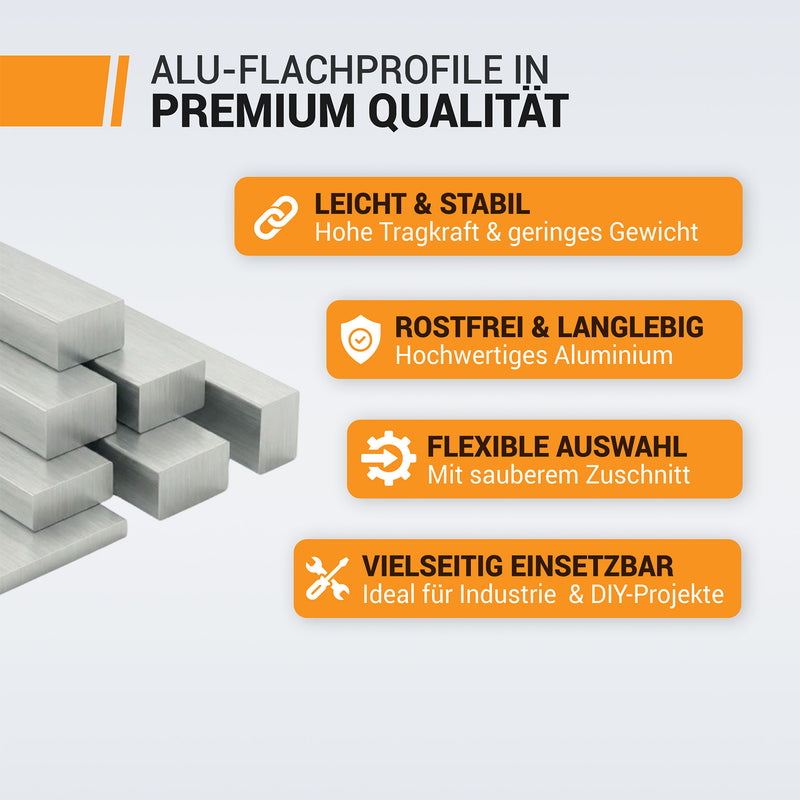 Aluminium Profile Flach