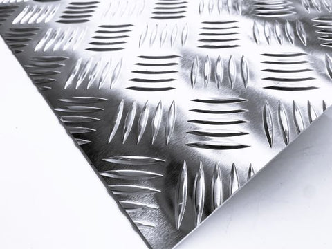 Produktbild für ein Aluminium Riffelblech Quintett