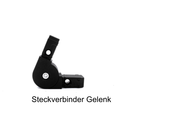 Steckverbinder GELENK 180° 20x20x1,5 mm (Polyamid)