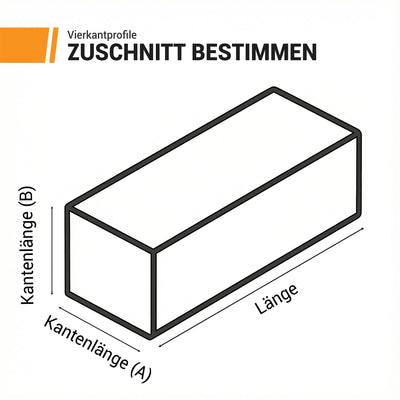 Aluminium Profile 4-Kant
