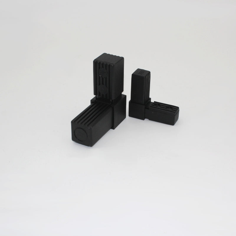 Right angle connector for 20x20x1.5 mm (polyamide)