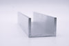 Aluminium Profile U-Profile 25x25x25x2 mm eloxiert 390.5 mm